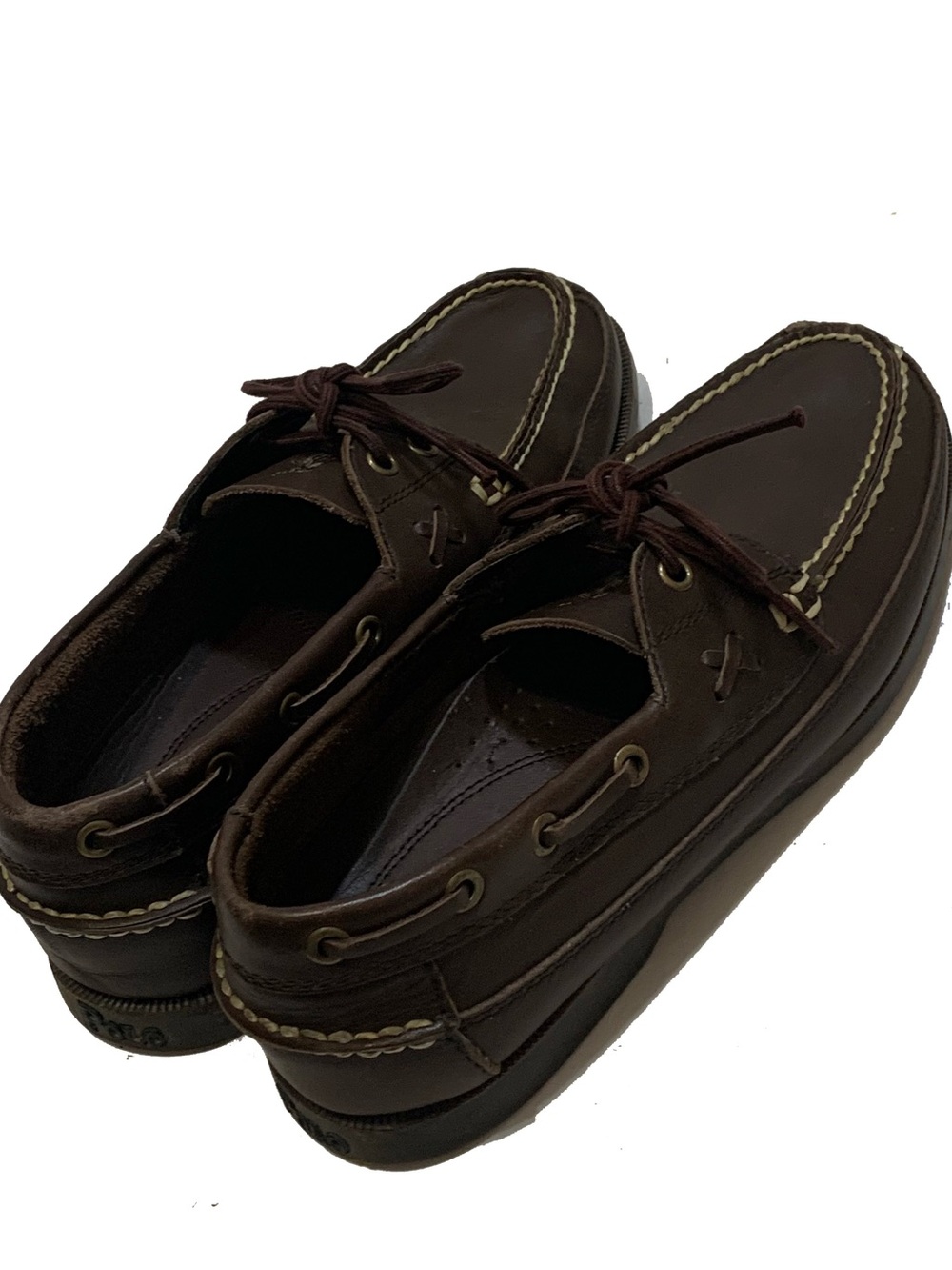 Polo Ralph Lauren Men's Brown Leather Boat Shoes